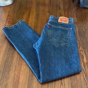 Levi's Men's Classic Indigo 505 Straight Jeans
